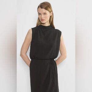 NWT Aritzia Wilfred Colette Dress M black